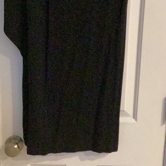 Cache Vintage Black Asymmetric Dress w/ One Flowing Sequin Sleeve - Picture 3 of 10